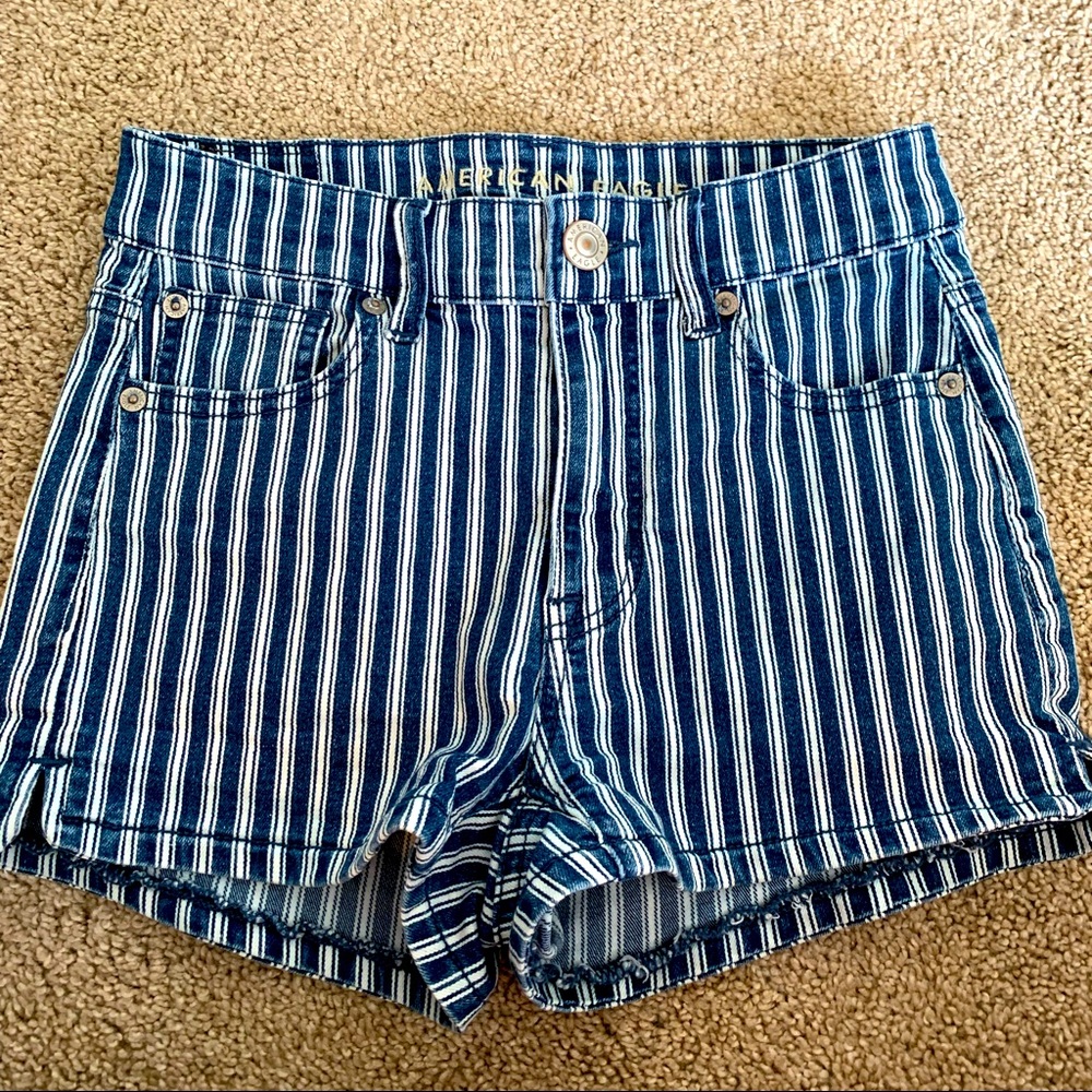AE Striped Shorts